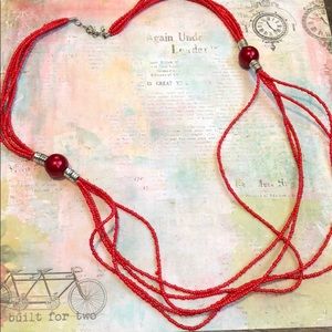 Beautiful red necklace